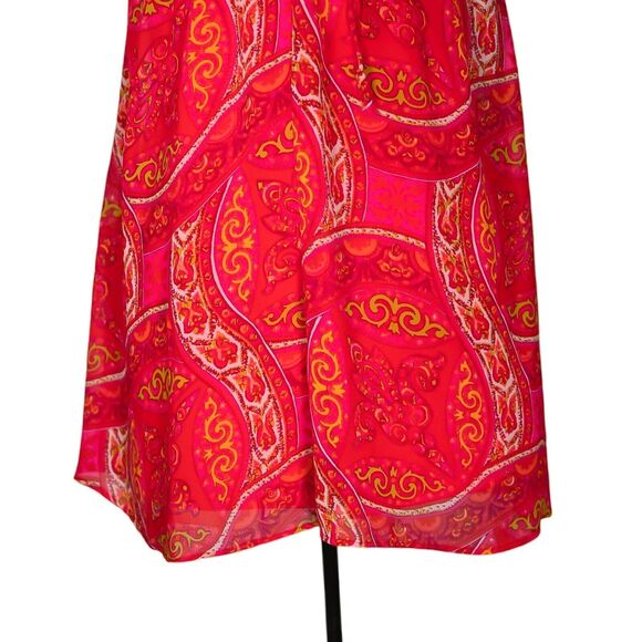 Show Me Your MuMu Katy Halter Dress Women's Multicolor Paisley Backless Boho S - Picture 9 of 9